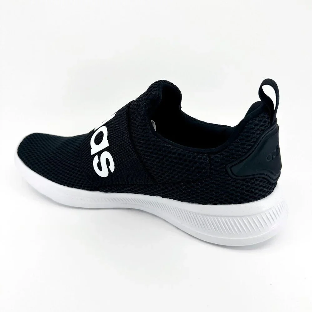 Adidas Lite Racer Adapt 4.0 Black White Mens Slip On Running Shoes H04343 - Picture 3 of 6